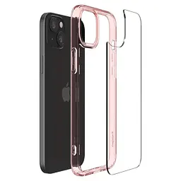 Протиударний прозорий чохол Spigen Ultra Hybrid  для iPhone 15 Rose Crystal ACS06795 - мініатюра 7