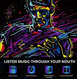 Льодяник Amos Tasty Sounds Audio Lollipop Blueberry Flavour 12г - мініатюра 6