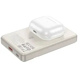 Павербанк Hoco Q18 Tourer 22.5 W 10000 mAh Milky white - мініатюра 3