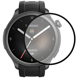 Полімерна плівка 3D (full glue) (тех.пак) для Xiaomi Amazfit Balance Чорний