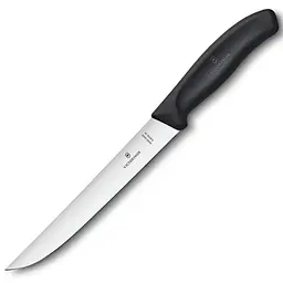 Кухонний ніж Victorinox SwissClassic Carving лезо 18см з чорн. ручкою (блістер)