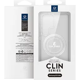 Чохол Dux Ducis Clin Mag with MagSafe для Samsung Galaxy S25 Ultra Transparent [134548] - мініатюра 5