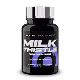 Екстракт розторопші Scitec Nutrition Milk Thistle, 80 капсул - Термін 09.26 для підтримки печінки