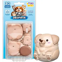 Набір 3D-стікерів-пазлів Tiki Wiki - Тікі арт-звірята в асортименті (PTA0908S) - мініатюра 7