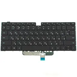 Клавіатура для ноутбука HUAWEI (W29 series) rus, black, без фрейму, підсвічування клавіш - мініатюра 2