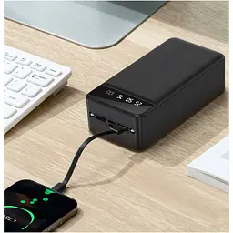 Зовнішній акумулятор XO PR164 30000mAh 10W Black [127706] - мініатюра 5