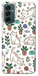 TPU чохол Demsky Cats pattern для Samsung Galaxy M23 5G