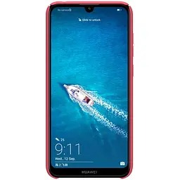 Чохол-накладка Nillkin Super Frosted Shield Case HuAwei Y7 prime 2019 Red - мініатюра 2