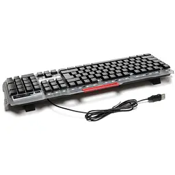 Клавіатура Hölmer K-02GS RGB Backlight USB UA Black (K-02GS) - мініатюра 5