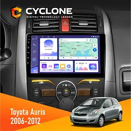 Штатна магнітола Toyota Auris 2006-2012 Cyclone C9-011 4x64, DSP Cyclone (НФ-00007147)