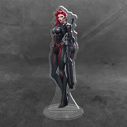 Акрилова колекційна фігурка Marvel Rivals - Black Widow 15 см