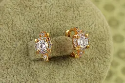 Сережки дитячі Xuping Jewelry маленький Всесвіт 1,2 см золотисті