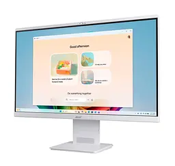 Acer Комп'ютер персональний моноблок Acer Aspire S27B-UGMTL-H 27" FHD, Intel U7-155H, 32GB, F1TB, UMA, WiFi, кл+м, Lin, білий - мініатюра 3