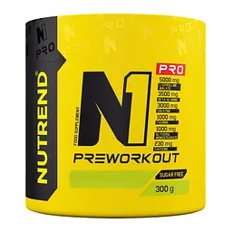 Передтренувальний комплекс Nutrend N1 PRO, 300 грам - Зелений лимонад