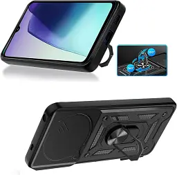 Панель BeCover Military для Xiaomi Redmi A4 5G Black (712875) - мініатюра 4