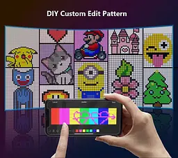 Гнучкий екран LED Matrix Panel APP Wi-Fi RGB 120 x 595 мм - мініатюра 3