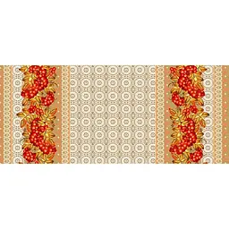 Скатертина Ecotton 150х200 см бавовняна з рогожки 21005/1 Горобина (21621) - мініатюра 2