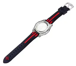 Силіконовий ремінець Primo Dart для годинника Samsung Galaxy Watch 46 мм SM-R800 Black Red - мініатюра 2