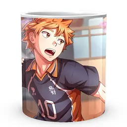Кухоль GeekLand Haikyu!! Волейбол Хіната HK 001.11 330 мл білий - мініатюра 2