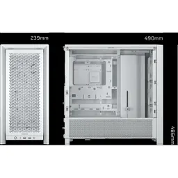 Корпус для ПК Corsair FRAME 4000D RS ARGB White (CC-9011297-WW) - мініатюра 8