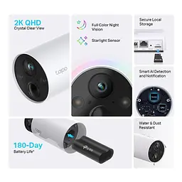 Мережева відеокамера SMART H.264 TAPO C420S2 TP-LINK - мініатюра 2