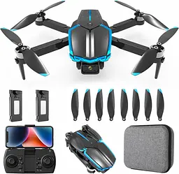 Дрон із камерою 4K для дітей і дорослих, безщітковий двигун RC Quadcopter для початківців, 36 хвилин польоту/запуск одним ключем