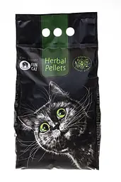Наповнювач для котячого туалету FUN CAT HERBAL PELLETS