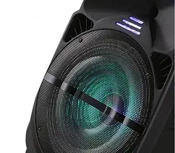 Колонка Big LT-1516 bluetooth + мікрофон (405х305х615) BT USB/MP3/FM/TWS black - мініатюра 5
