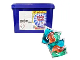 Капсули для прання POWER WASH 150шт Color Для кольорових тканин