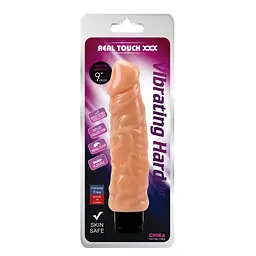Вібратор Real Touch XXX Vibrating Hard 22.6 см тілесний - мініатюра 5