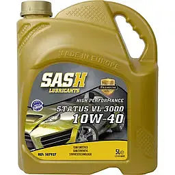 Олива моторна напівсинтетична Sash Status VL-3000 10W40 5 л (180304)