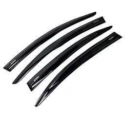 Дефлектори вікон вітровики Acrylic для Skoda A5 2004-2014 Liftback Гнучкі - мініатюра 2