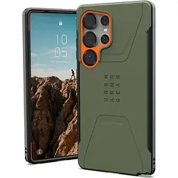 Чохол протиударний UAG Civilian MagSafe для Samsung Galaxy S25 Ultra (S938) Olive 214473117297 - мініатюра 4