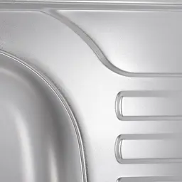 Кухонна мийка Haiba 65x50 Satin HB0555, Нержавіюча сталь - мініатюра 3