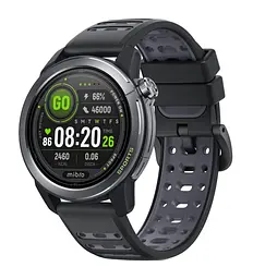 Mibro Смарт-часи GS Active 2 46мм, 1.32", 466x466, AMOLED, BT 5.3, GPS, 5 ATM, темно-сірий