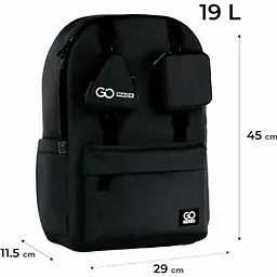 Рюкзак GoPack Education Teens 178 чорний (GO25-178L-1) - мініатюра 3
