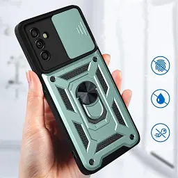 Панель BeCover Military для Samsung Galaxy A14 4G SM-A145/A14 5G SM-A146 Dark Green (709147) - мініатюра 2