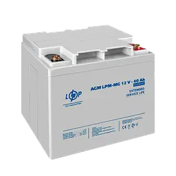 Акумулятор мультигелевий LPM-MG 12V - 40 Ah - мініатюра 3