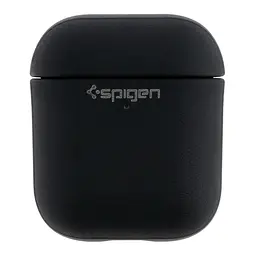 Футляр із нейлоновим шнурком Spigen Leather Armor Airpods 1/Airpods 2 Black (35259_3345589)