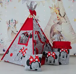 Вігвам для дівчинки Minnie style БОН БОН + кошик для іграшок - мініатюра 2
