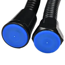Лійка для душу Pressurized Shower Black, чорна, з турбовентилятором і шлангом 145 см - мініатюра 4