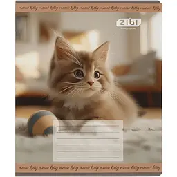Упаковка зошитів ZiBi Kids Line Cats 12 аркушів в клітинку 25 шт. (ZB25.1753K) - мініатюра 5