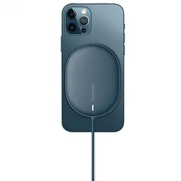 Бездротовий зарядний пристрій Baseus Light Magnetic 15 W WXQJ-03 Blue - мініатюра 4