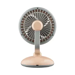 Вентилятор настільний ARDESTO AviaFan FT-F3600BG Beige, 12 см, акумулятор, підсвітка, USB-A Type-C - мініатюра 4