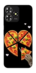 Чохол Demsky Pizza Love Cat для ZTE Blade A73 4G