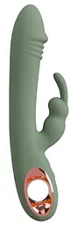 Вібратор-кролик You2Toys Slim Rabbit Olive, 21.4 см (зелений)