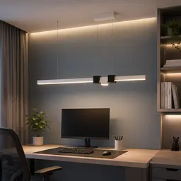Підвісний LED-світильник Diasha 7528/1000WH, 28 W, 121 см, 0-10m2 - мініатюра 1