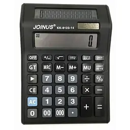 Калькулятор настільний JOINUS KK-8123-14 з подвійним дисплеєм, 14-розрядний, з функцією перевірки обчислень