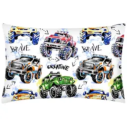 Набір наволочок Cosas Brave cars 50х70 см сірий (SetPillow_BraveCars_50х70)