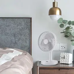 Портативний вентилятор Jile Desktop small fan 01 White (1146682) [167315] - мініатюра 2